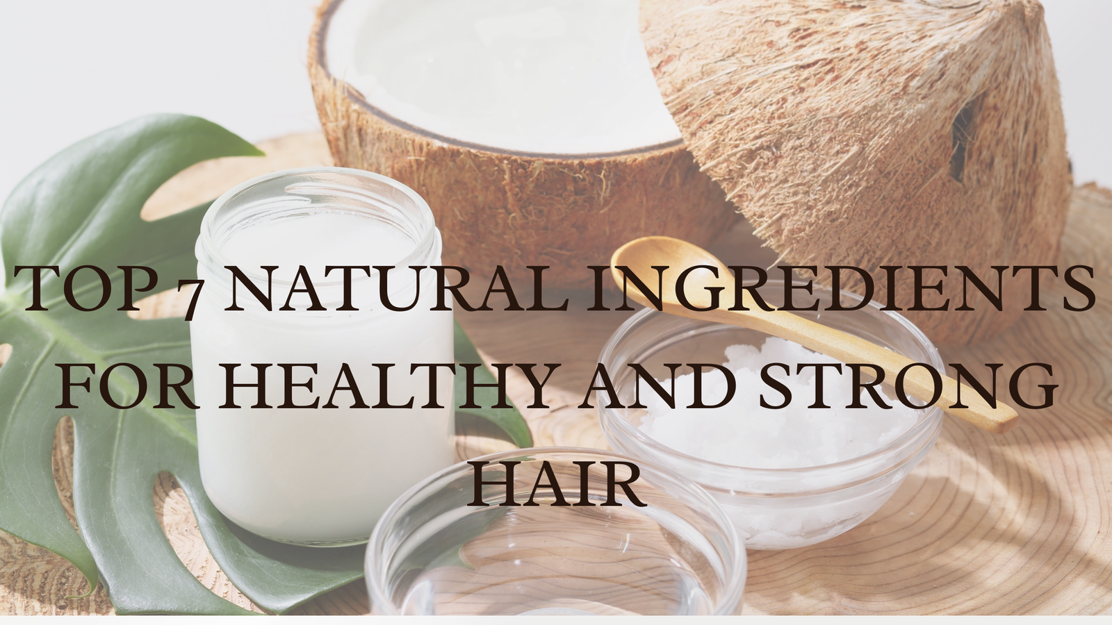 Read more about the article Natural Haircare: 7 Powerful Natural Ingredients That Promote Hair Growth and Strengthen Your Strands
