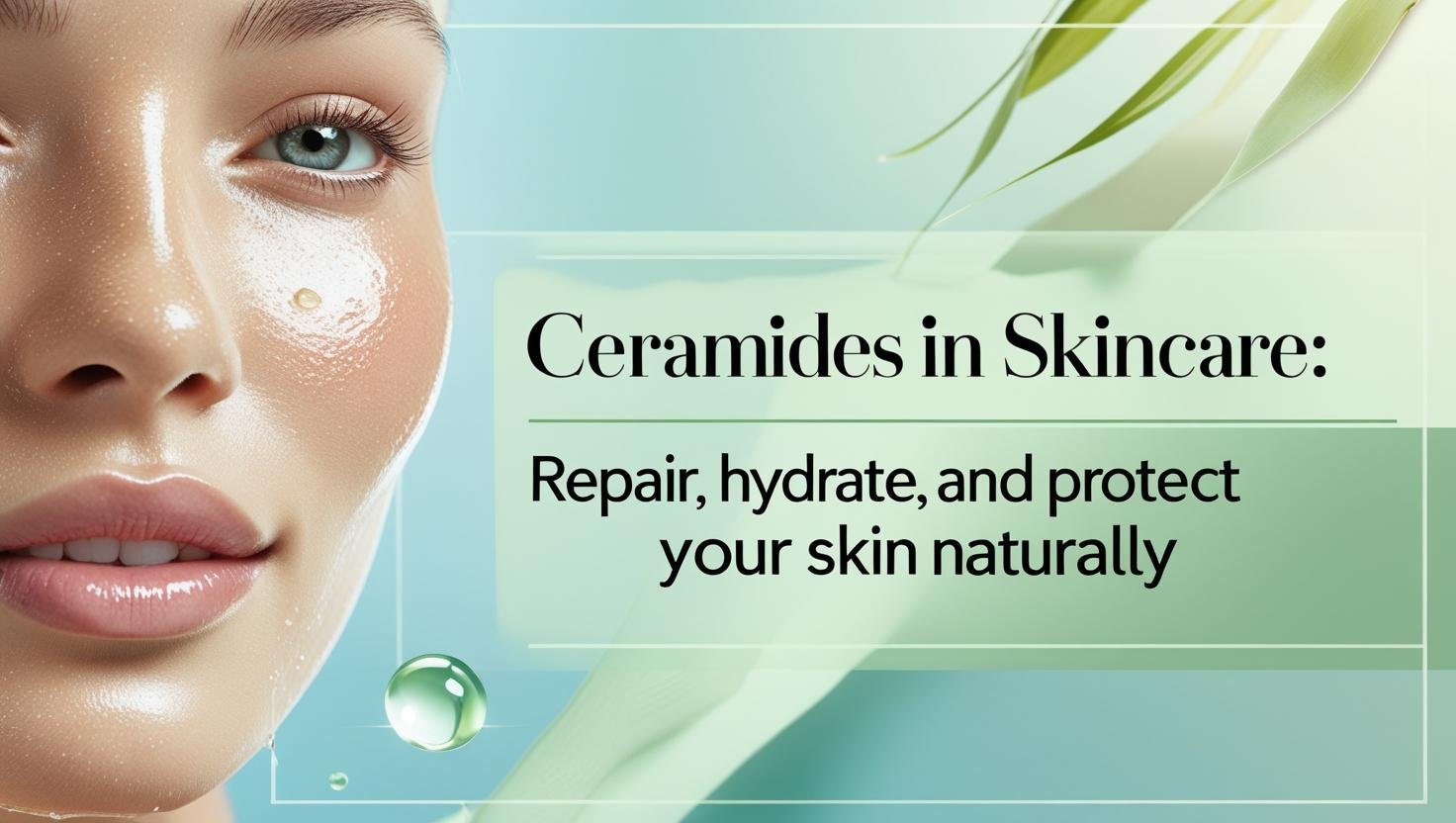 Read more about the article Ceramides in Skincare: Repair, Hydrate, and Protect Your Skin Naturally