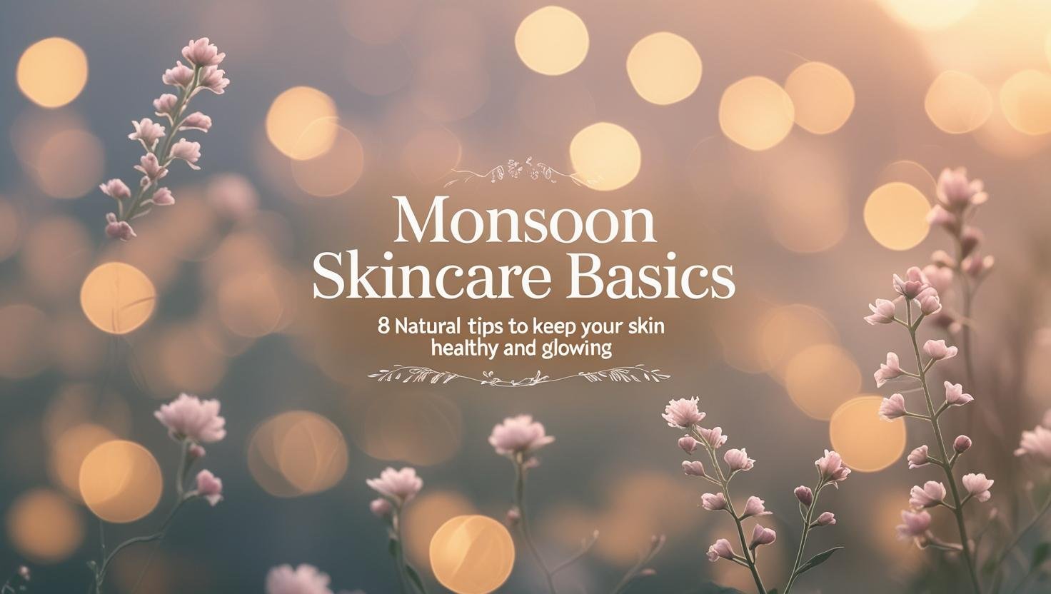 Read more about the article Monsoon Skincare Basics: 8 Natural Tips to Keep Your Skin Healthy and Glowing