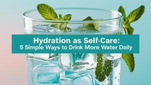 Read more about the article Hydration as Self-Care: 5 Effective Ways to Drink More Water Daily