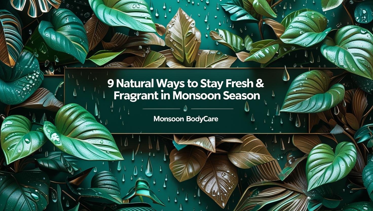 Read more about the article 9 Natural Ways to Stay Fresh & Fragrant in Monsoon Season | Monsoon Bodycare