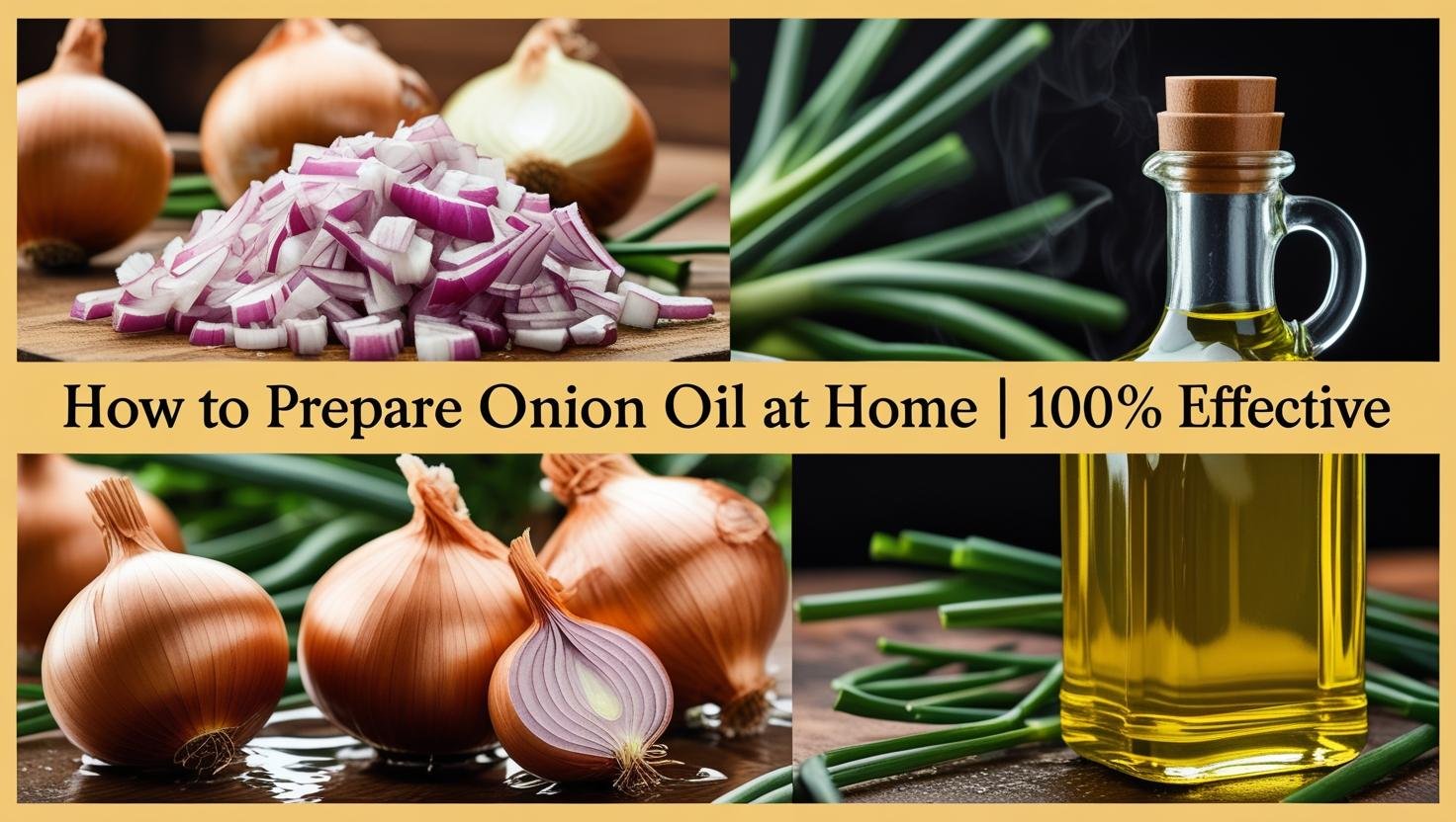 Read more about the article How to Prepare Onion Oil at Home for Healthy Hair Growth | 100% Effective