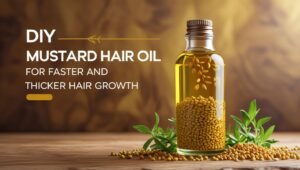 Read more about the article DIY Mustard Hair Oil for Faster and Thicker Hair Growth | 100% Natural